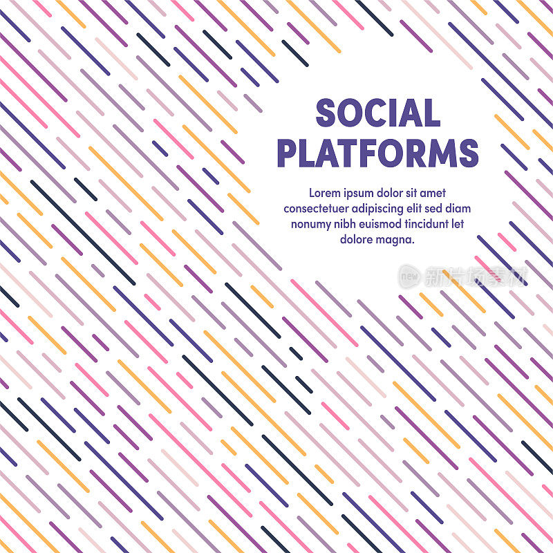 Social Platforms Modern & Artistic Design Template